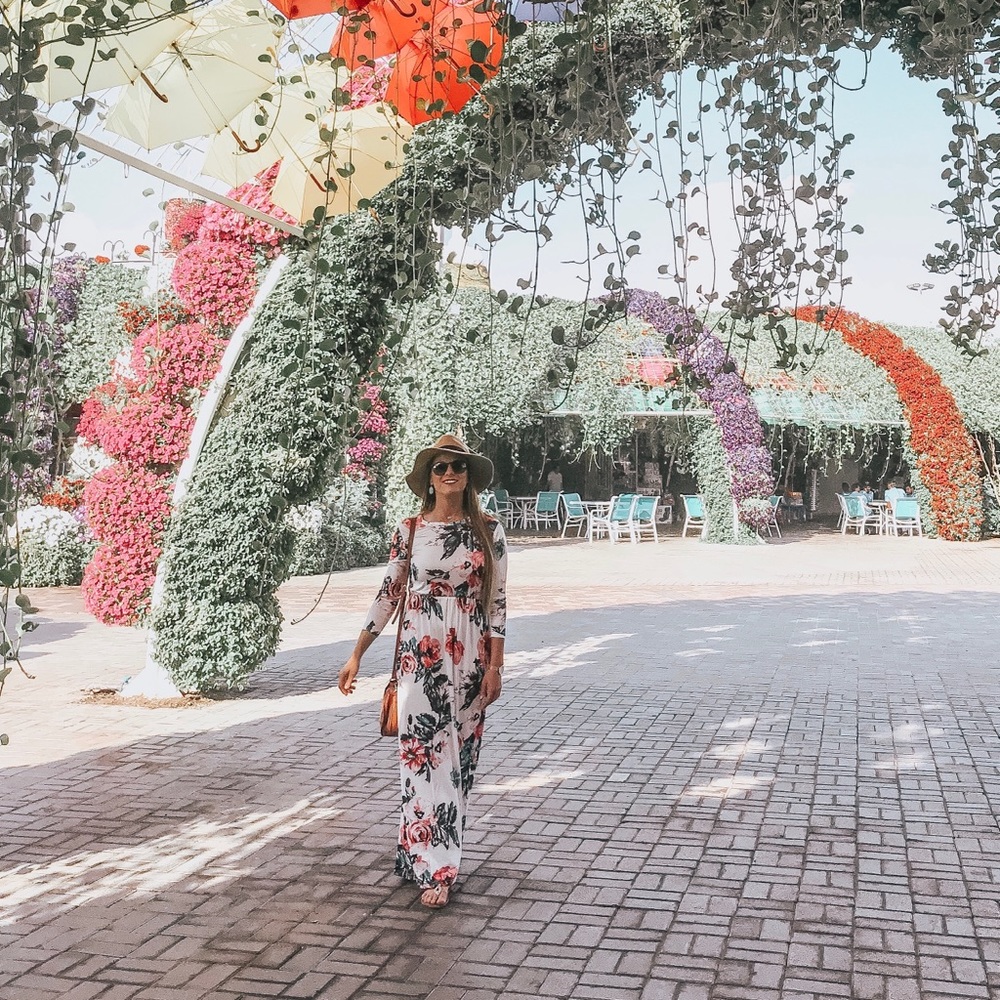 Floral boutique dress